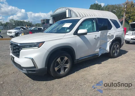 2023 Honda Pilot Awd Ex-L 8 Passenger из США, поврежденный, VIN 5FNYG1H44PB017617